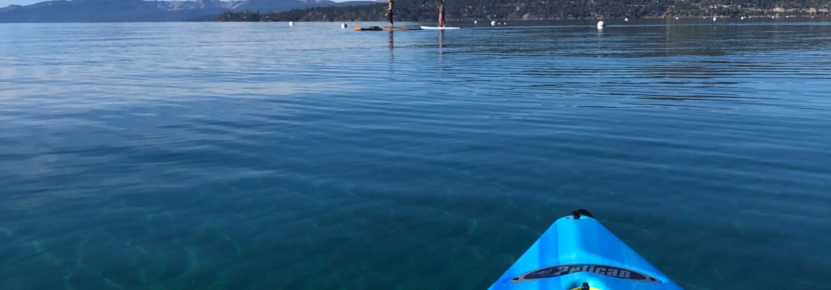 Kayaking Lake Tahoe